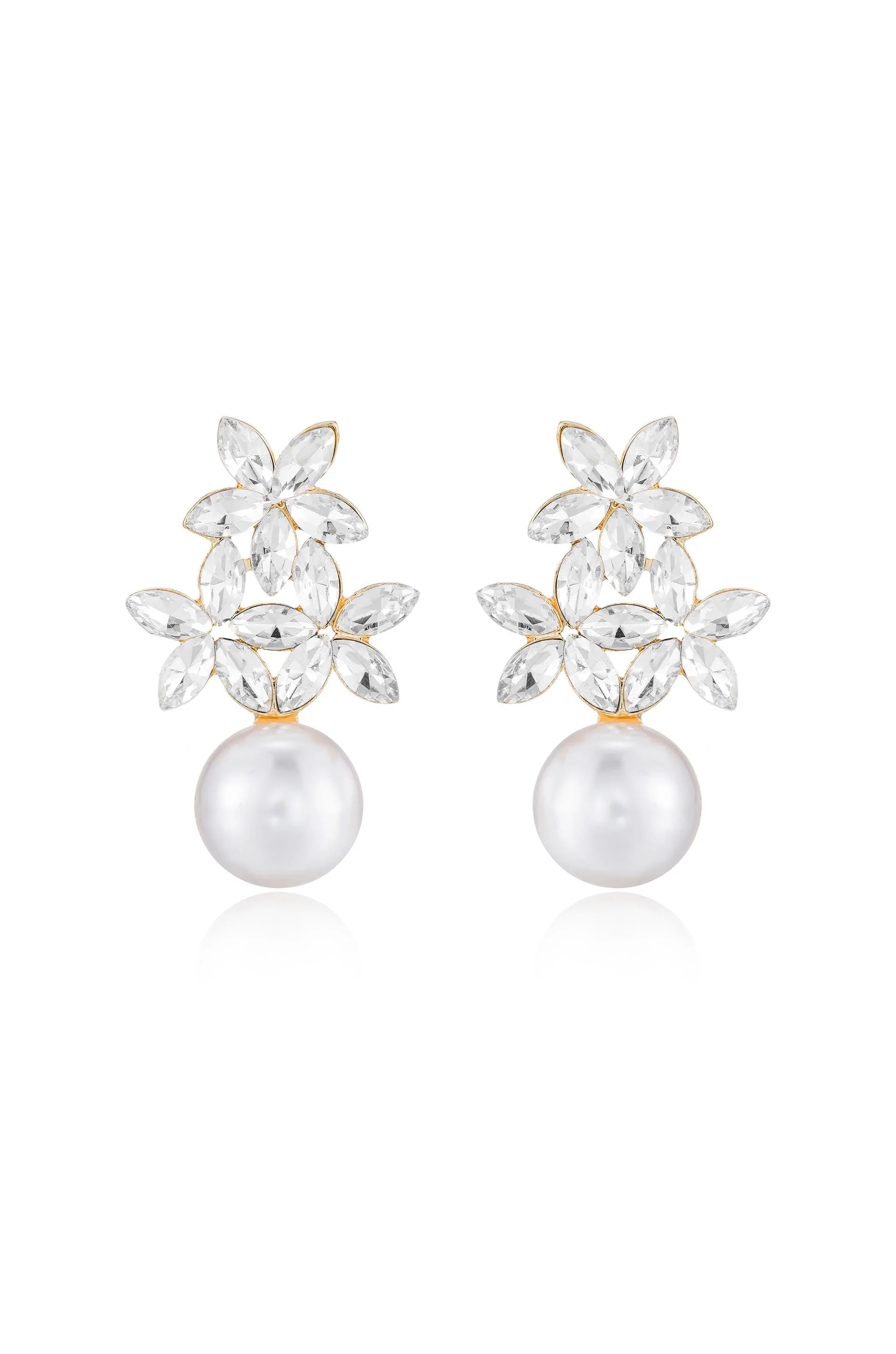 Best Day Crystal & Pearl Earrings