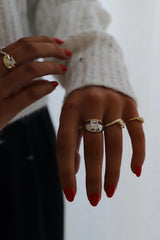 SHAY BAGUETTE CZ RING